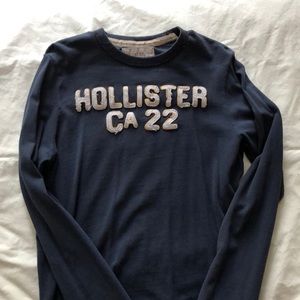 Men’s Hollister long sleeve blue large